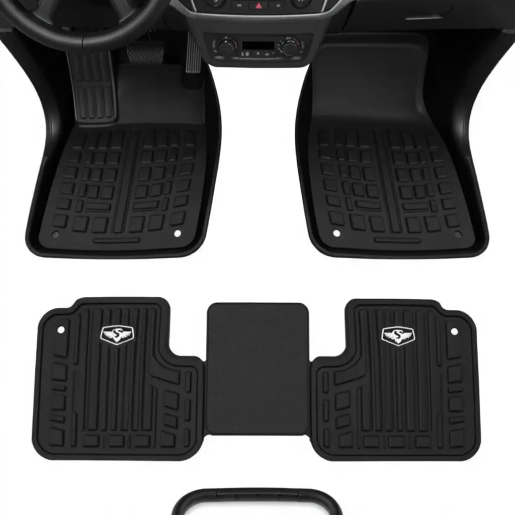 All-Weather Car Floor Mats Set-Florida, New Mexico, Saudi Arabia, Switzerland, United Arab Emirates