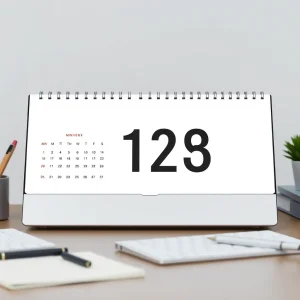 Minimalist Desk Calendar